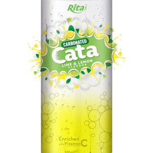 330ml Carbonated Lime Lemon Flavor Drink